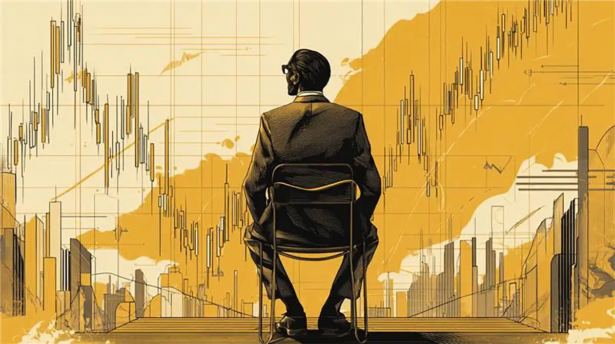 Gestão financeira para médias empresas com executivo analisando gráficos e indicadores para identificar por que o faturamento não vira caixa